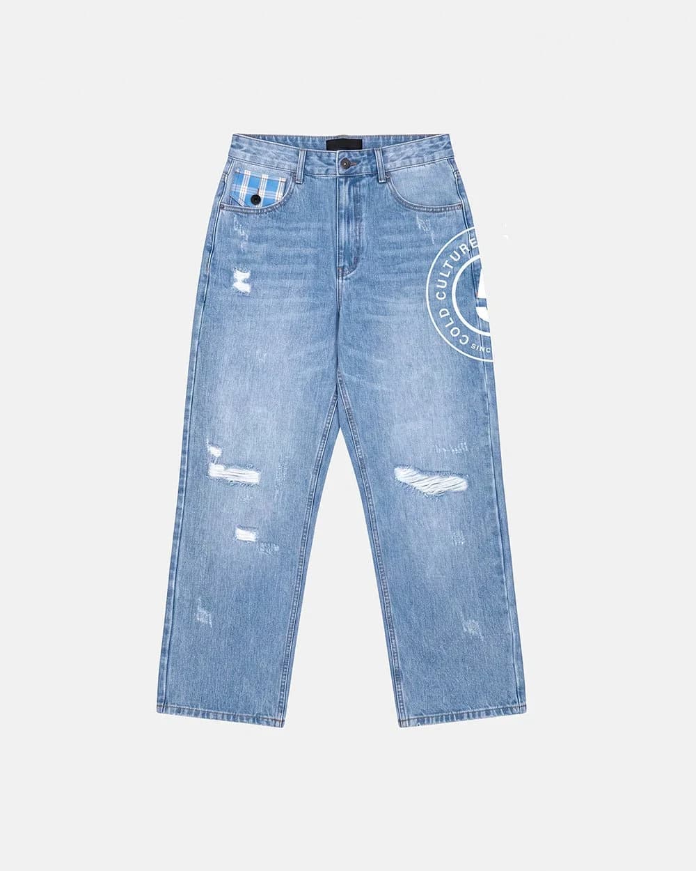 GRUNGE V1 PANTS LIGHT BLUE by COLD CULTURE