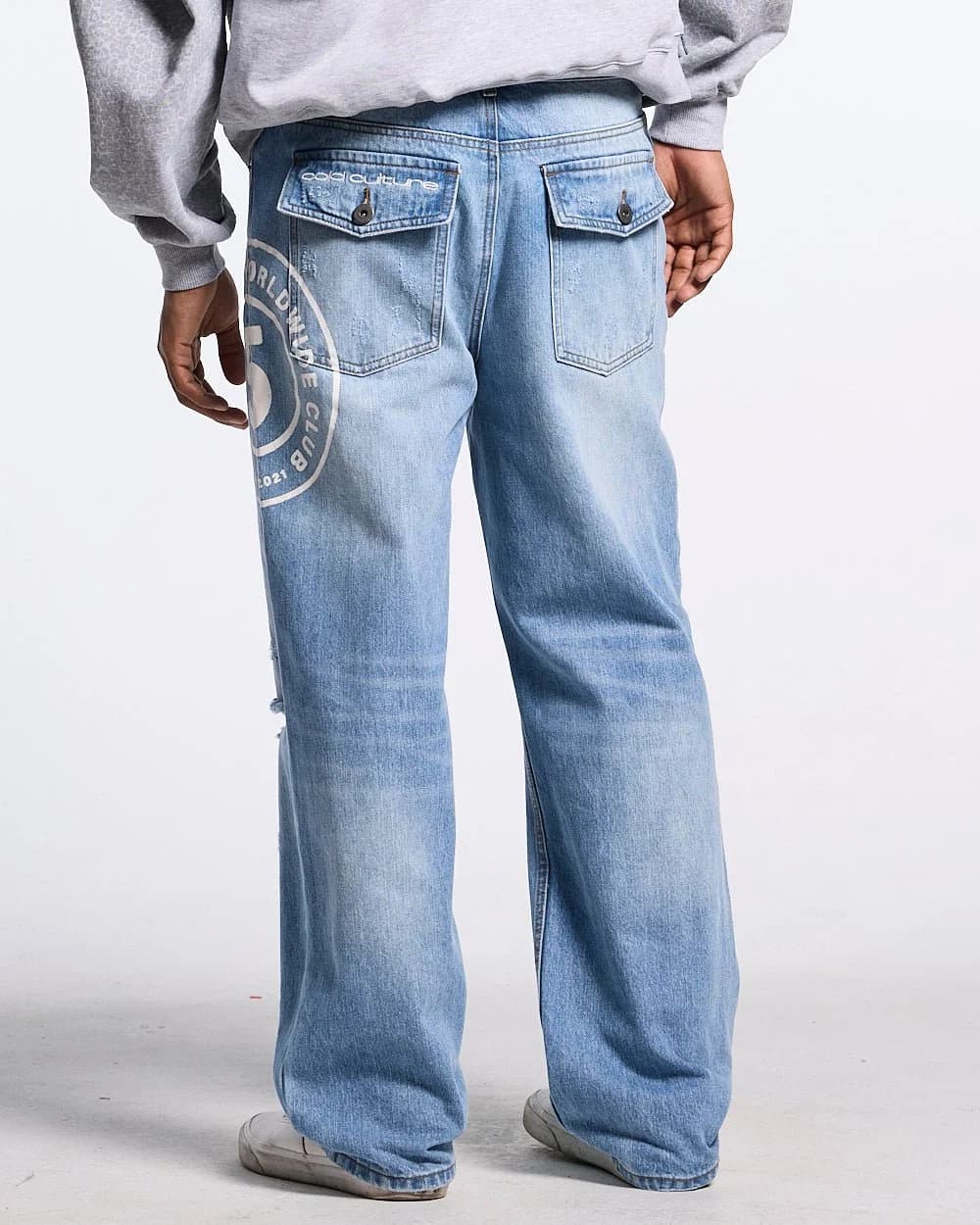 GRUNGE V1 PANTS LIGHT BLUE by COLD CULTURE