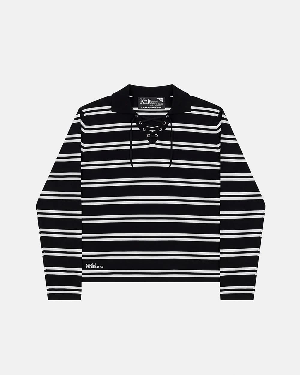 BREAKOUT KNIT POLO BLACK by COLD CULTURE