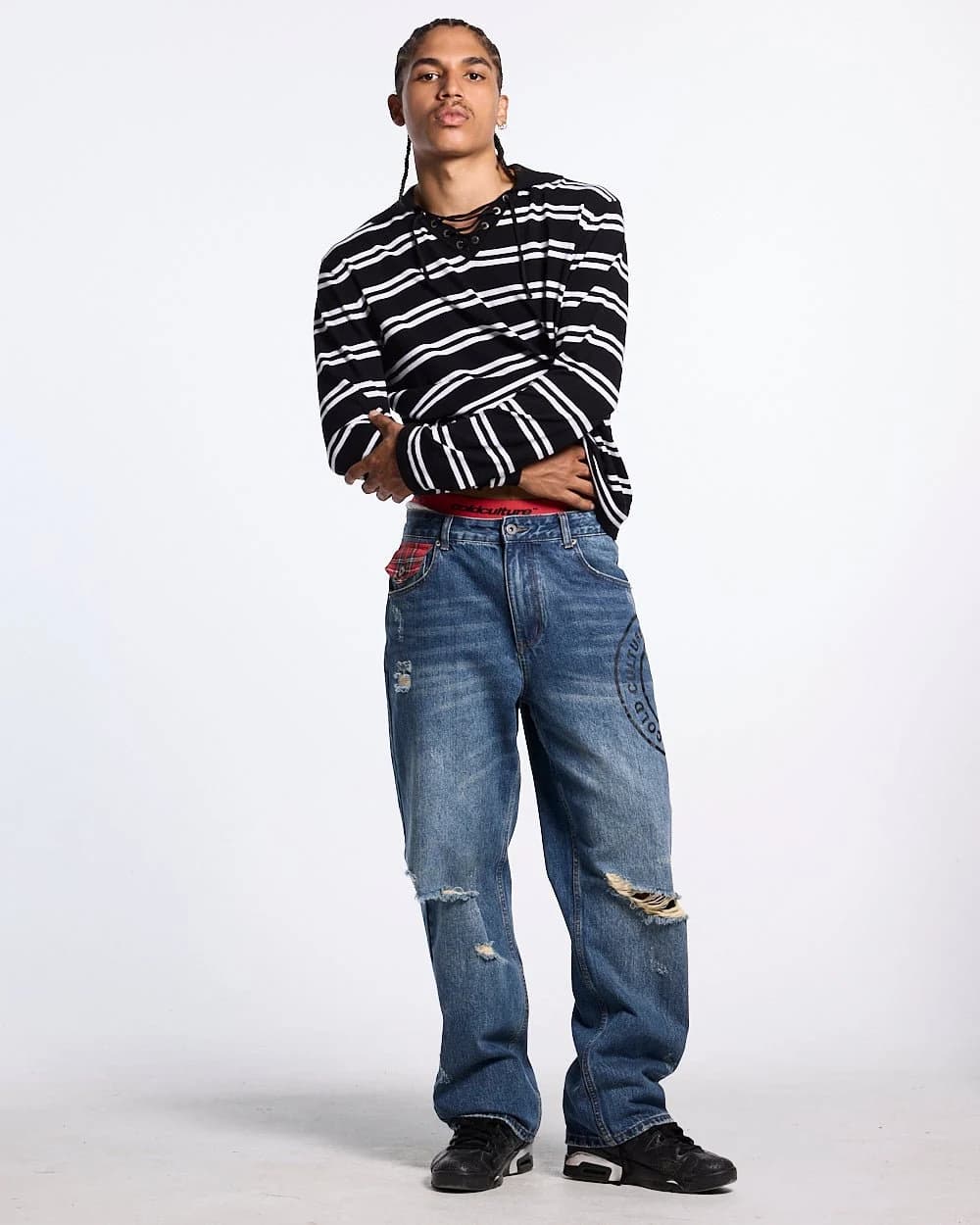 BREAKOUT KNIT POLO BLACK 5