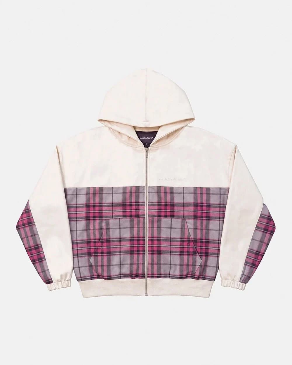 DEEP GRID JACKET LIGHT GREY by COLD CULTURE