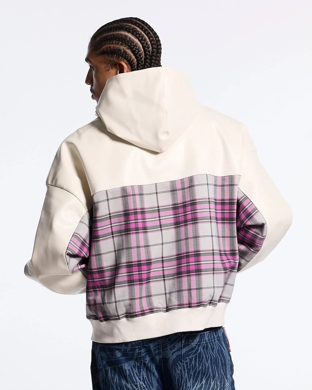 DEEP GRID JACKET LIGHT GREY 4