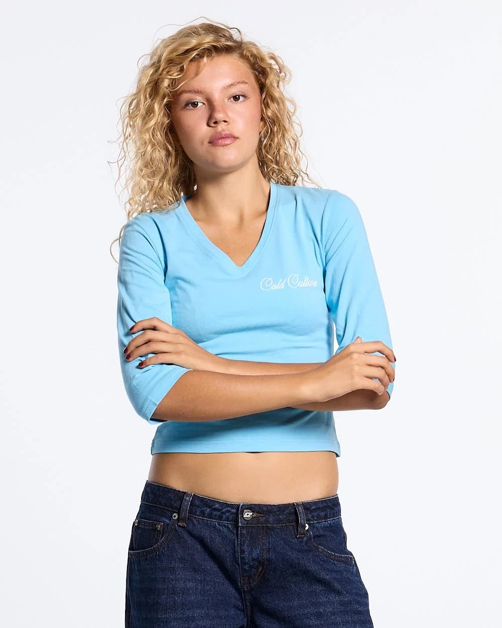 SOFT TIDE 3/4 SLEEVE BLUE 5