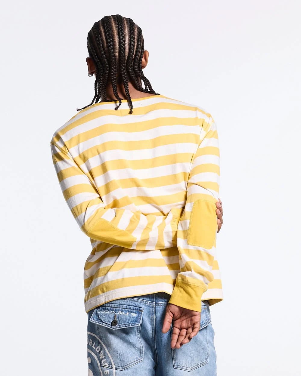 BANDLINE LONGSLEEVE YELLOW & HEATHER GREY 5