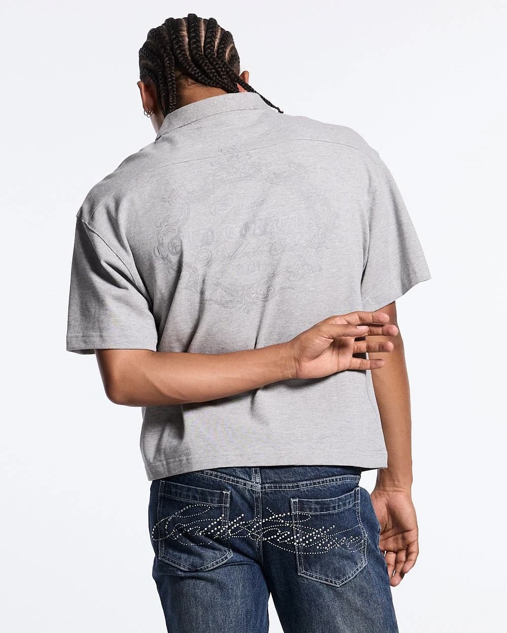GILDED POLO HEATHER GREY 2