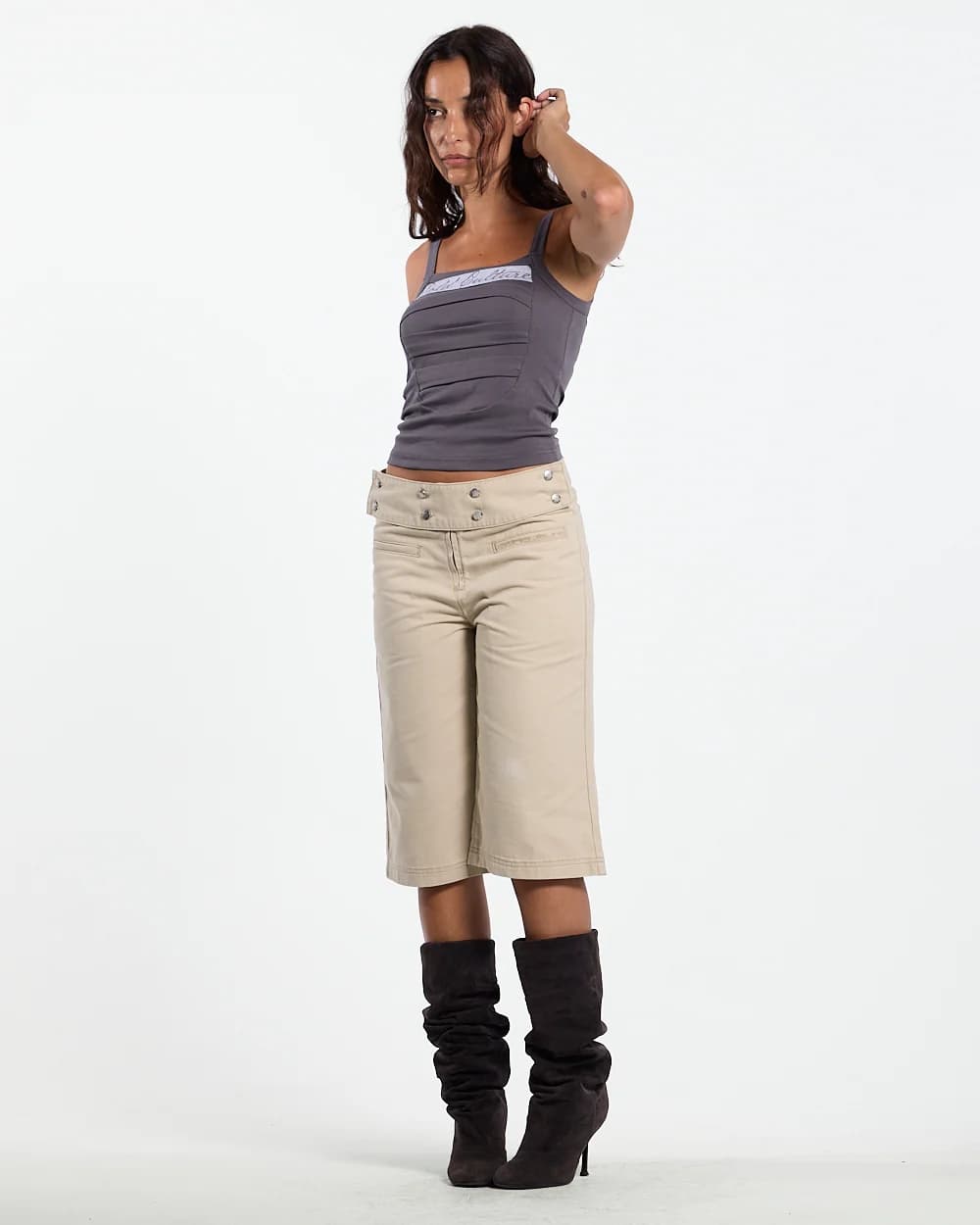 WHISK CAPRI PANTS OFF-WHITE by COLD CULTURE