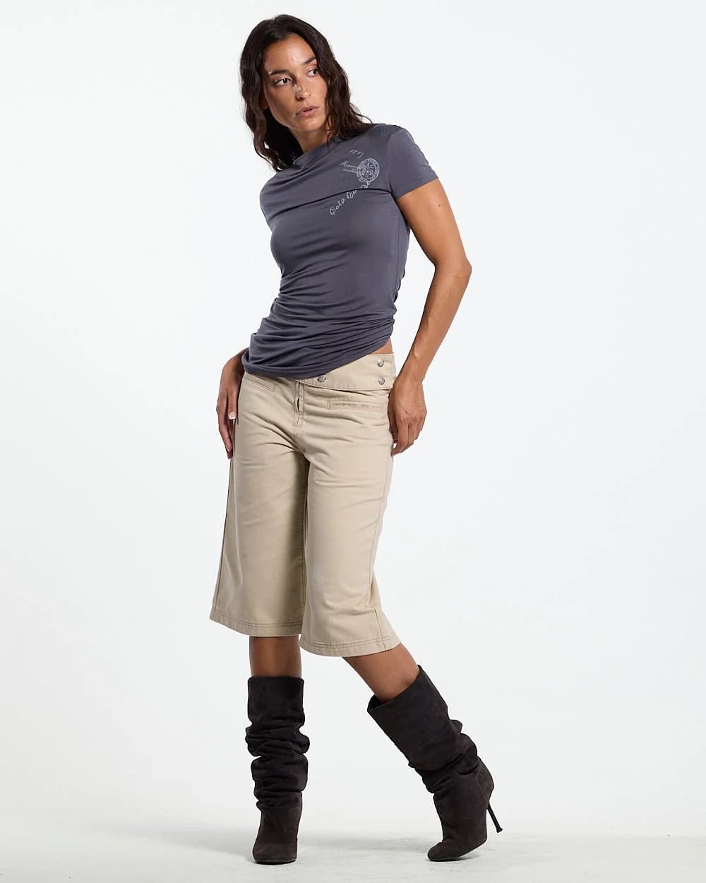 WHISK CAPRI PANTS OFF-WHITE by COLD CULTURE