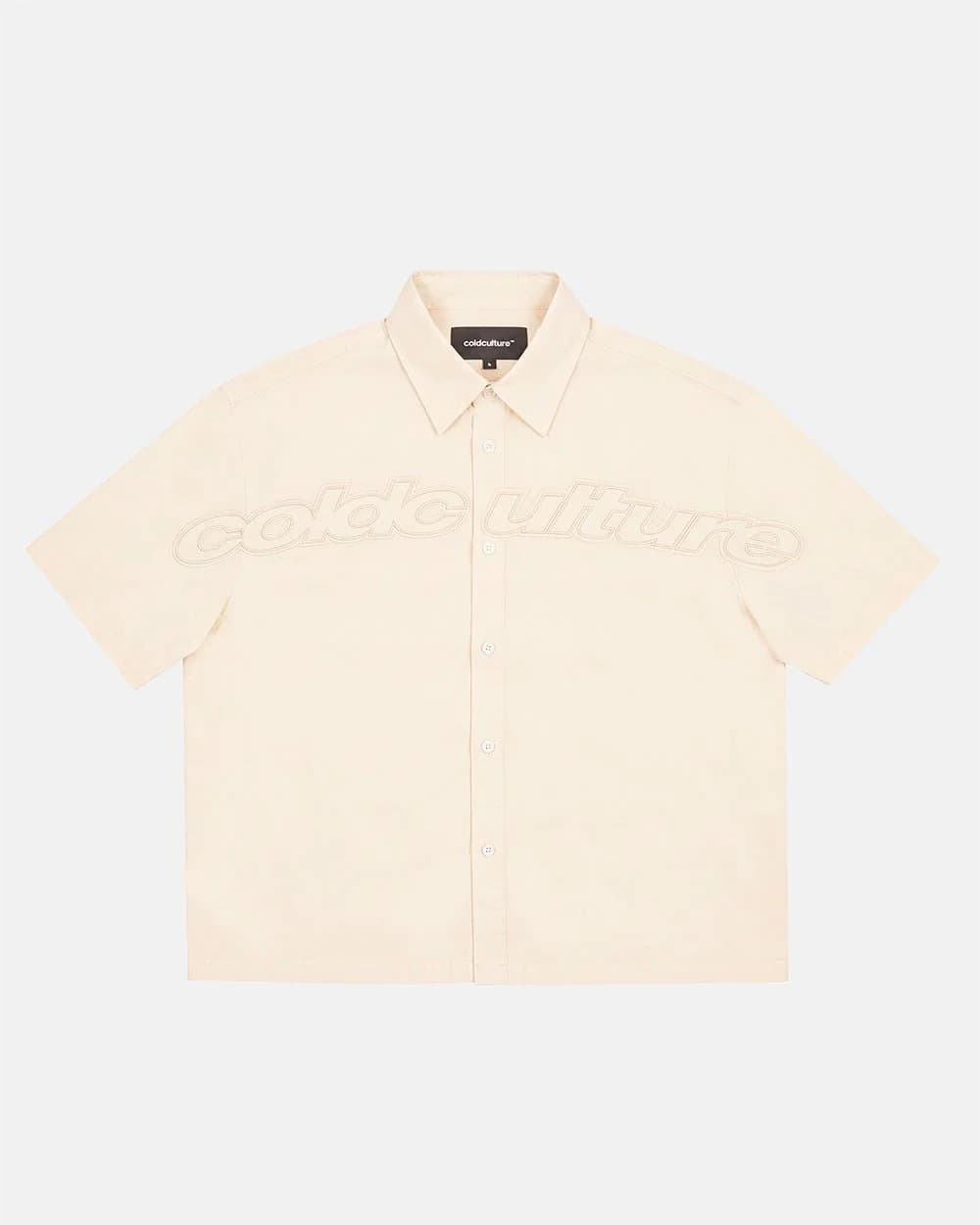 SUN DISTRESS SHIRT BEIGE by COLD CULTURE