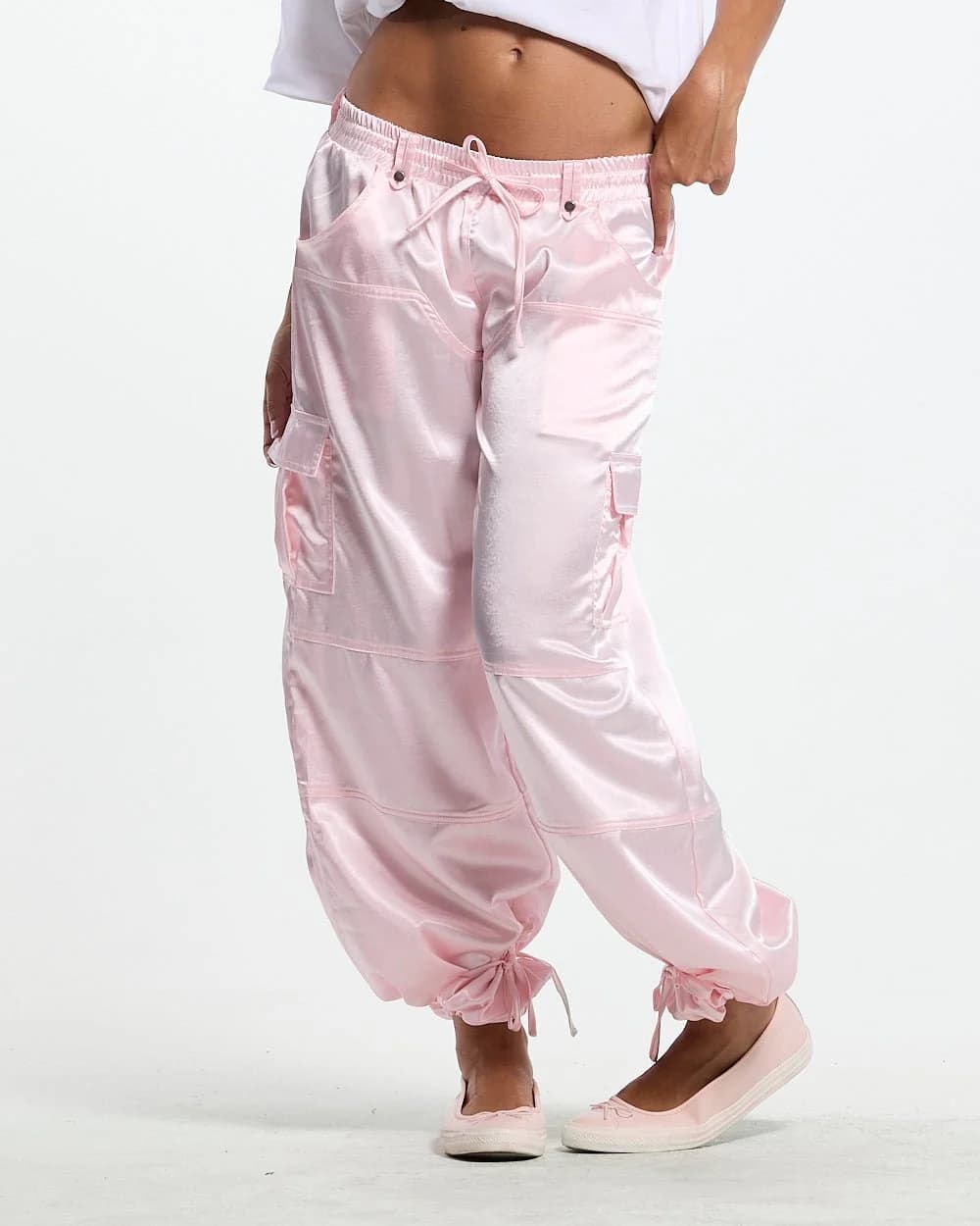 ROCKET CARGO PANTS LIGHT PINK 5