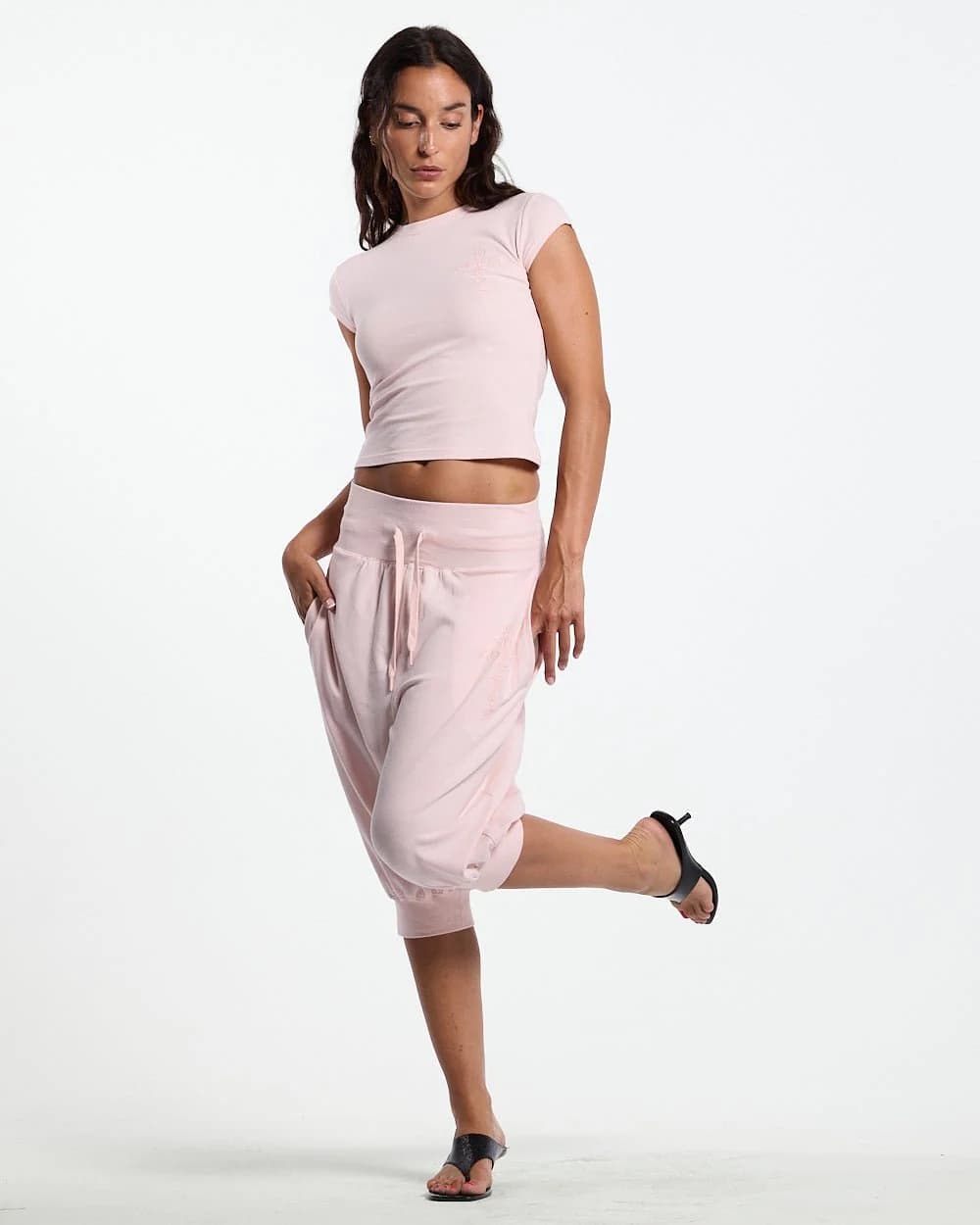 CROSSED BABY TEE PINK 6