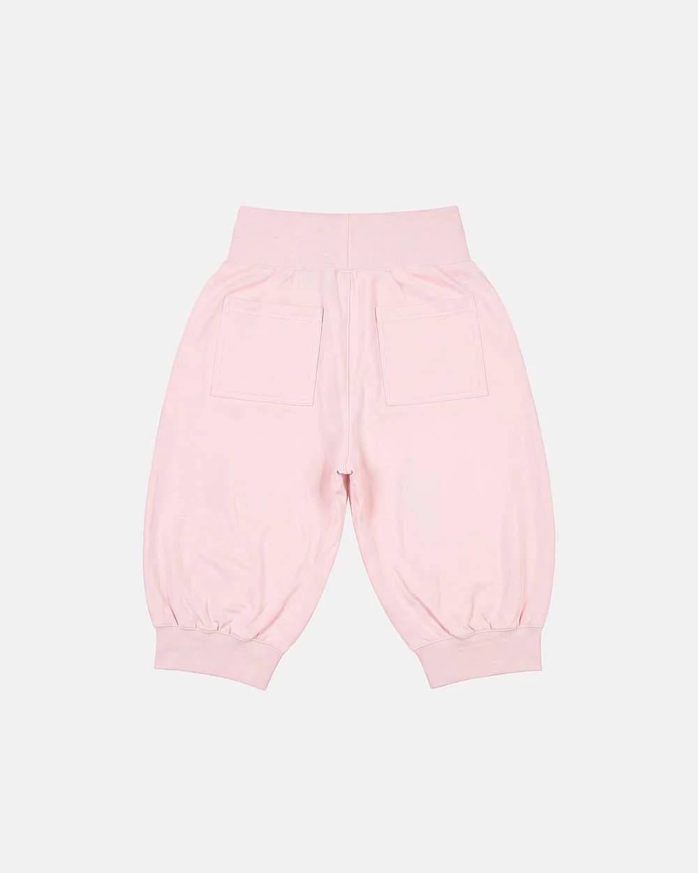 CROSSED CAPRI SWEATPANTS PINK 4