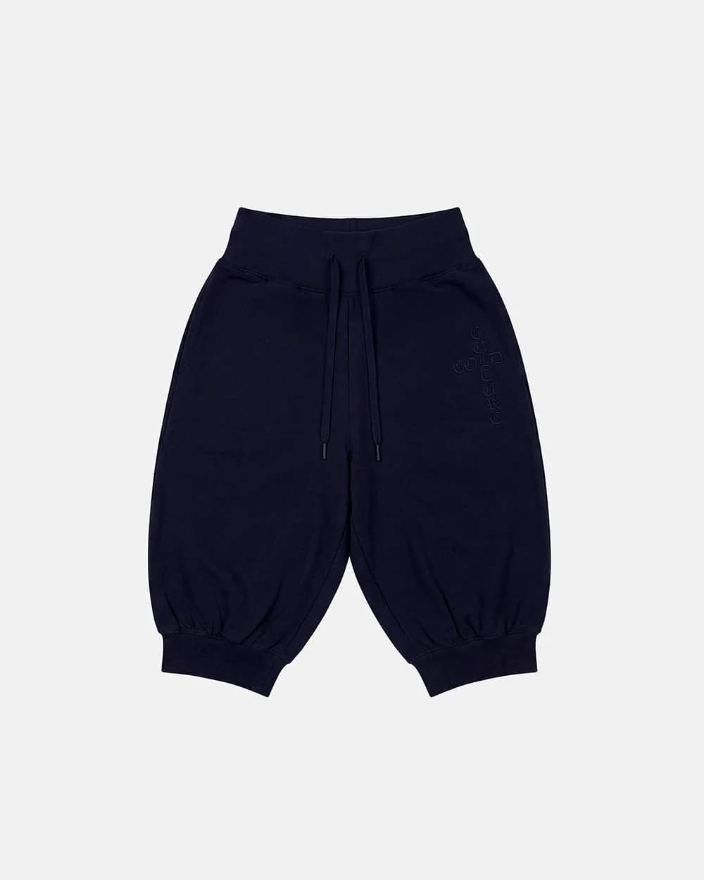 CROSSED CAPRI SWEATPANTS WOMAN NAVY 2