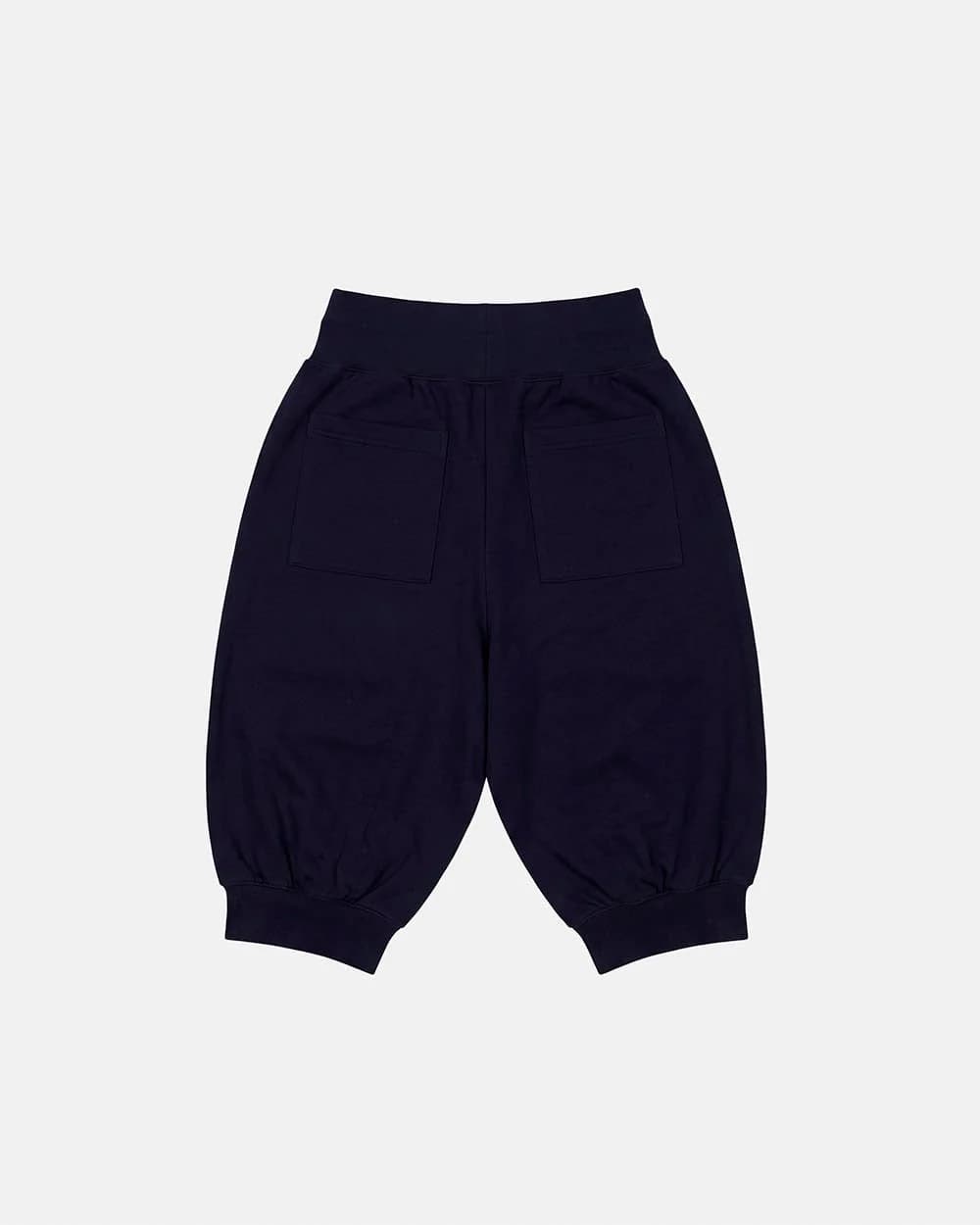 CROSSED CAPRI SWEATPANTS WOMAN NAVY 4