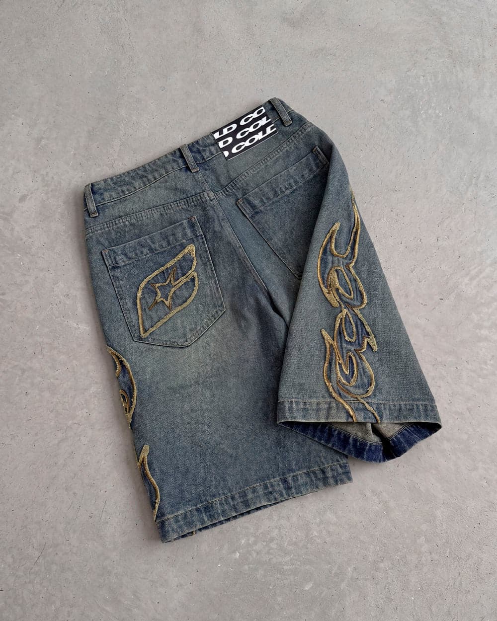 TRIBAL DISTRESSED V2 SHORTS GREEN 8
