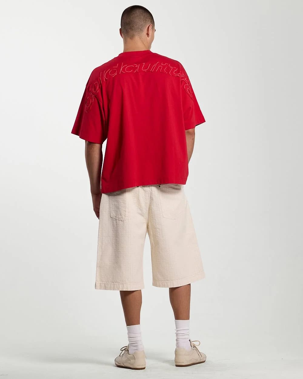 NEEDLE PUNCH SHORT WHITE 2
