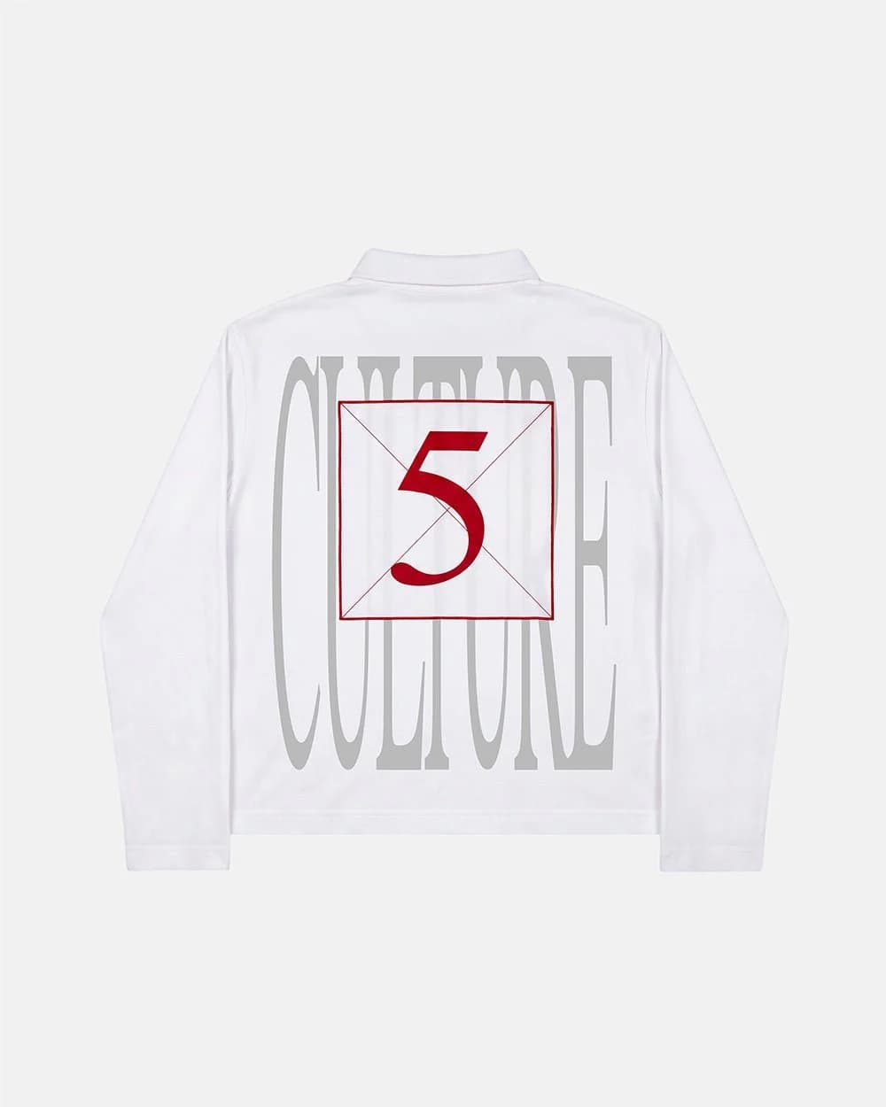 PAUSE LONGSLEEVE POLO WHITE by COLD CULTURE