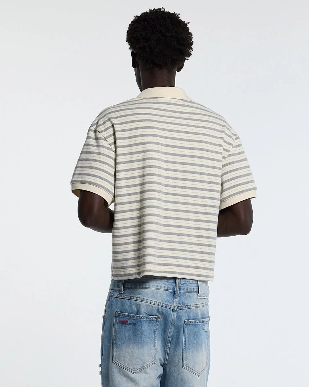COURT FIELD KNIT POLO GREY 4