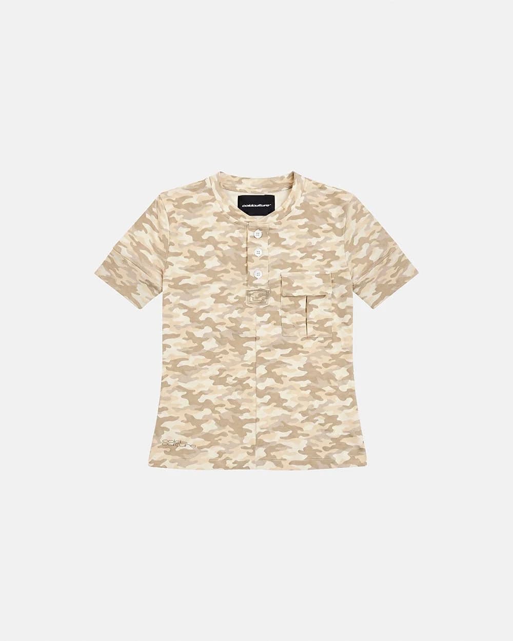 NEUTRAL FIELD BABY TEE CAMO 2