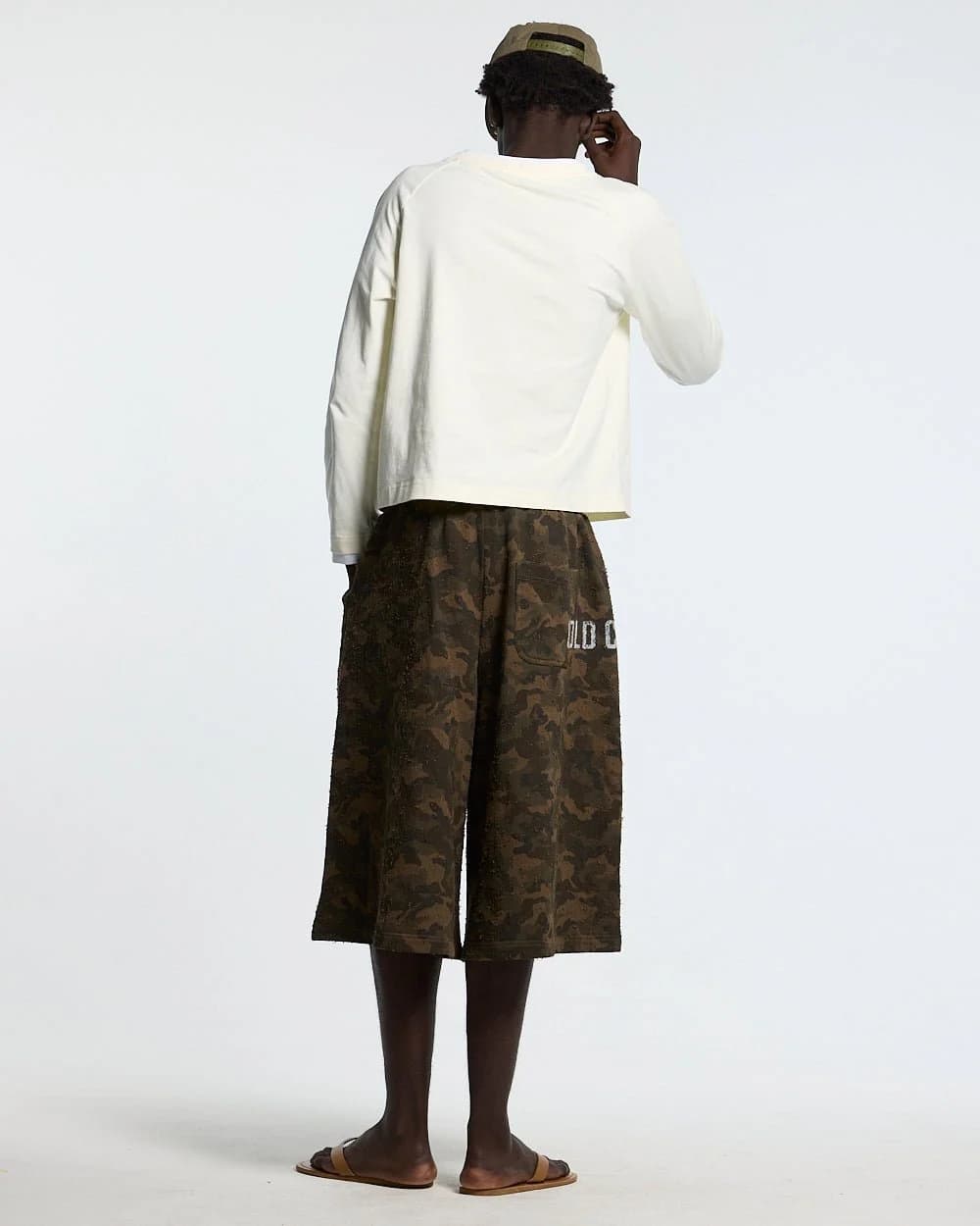 FRONT LINE JORTS GREEN by COLD CULTURE