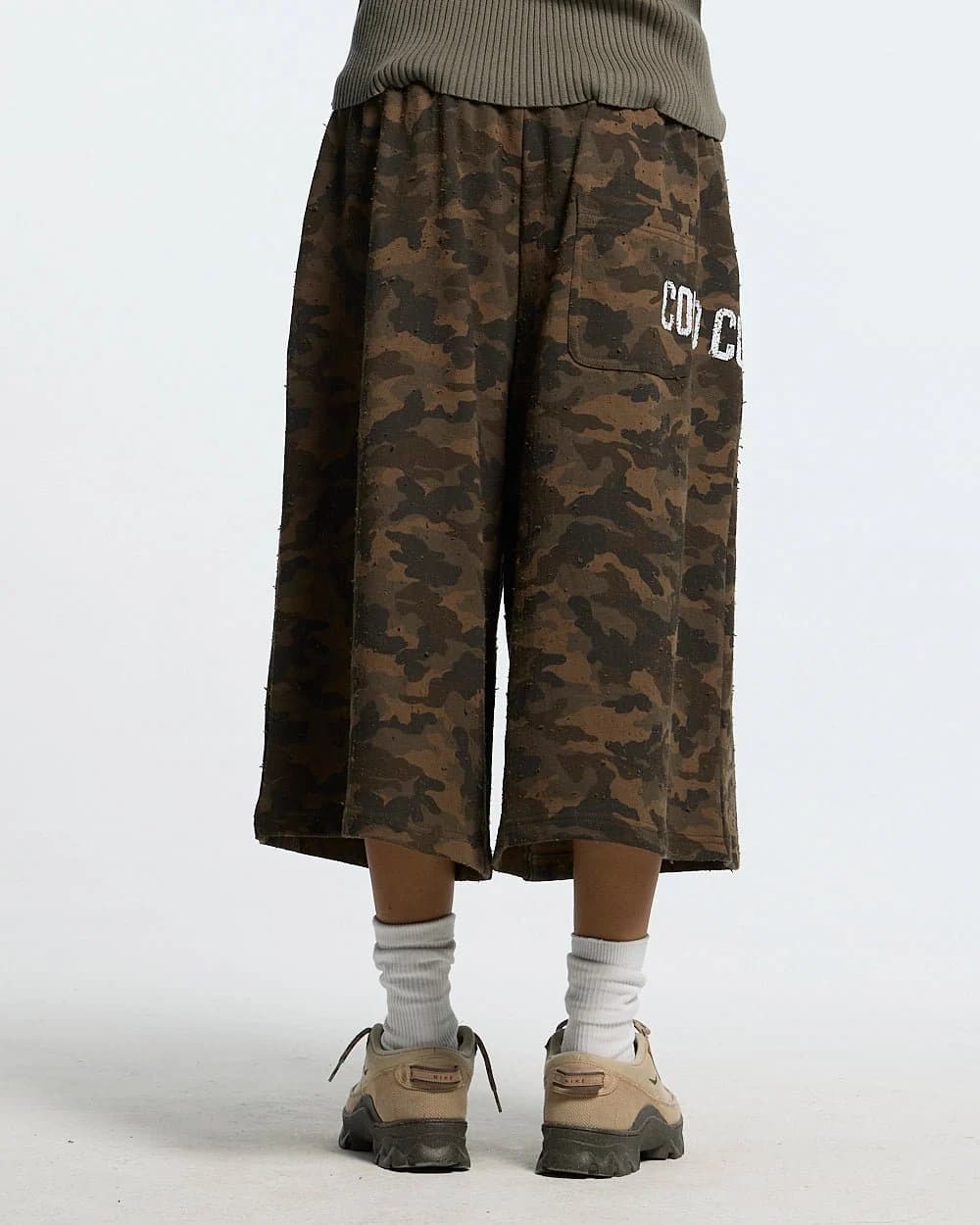 FRONT LINE JORTS GREEN by COLD CULTURE