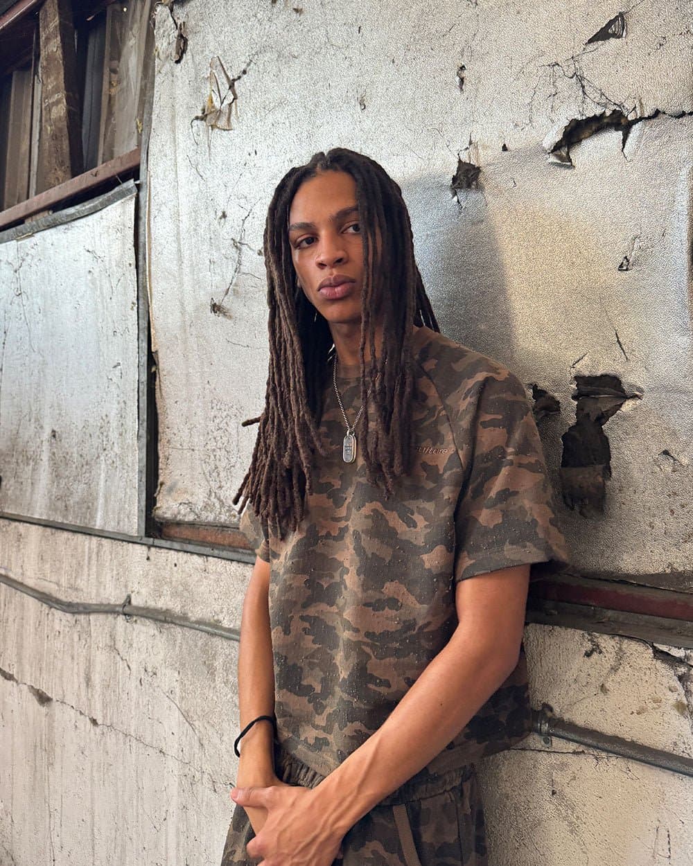 FRONT LINE JORTS GREEN by COLD CULTURE