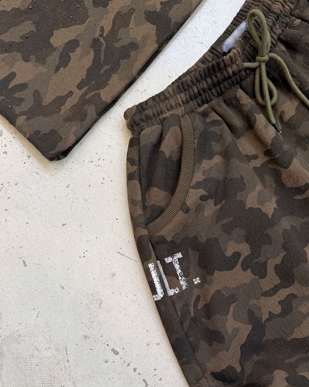 FRONT LINE JORTS GREEN by COLD CULTURE