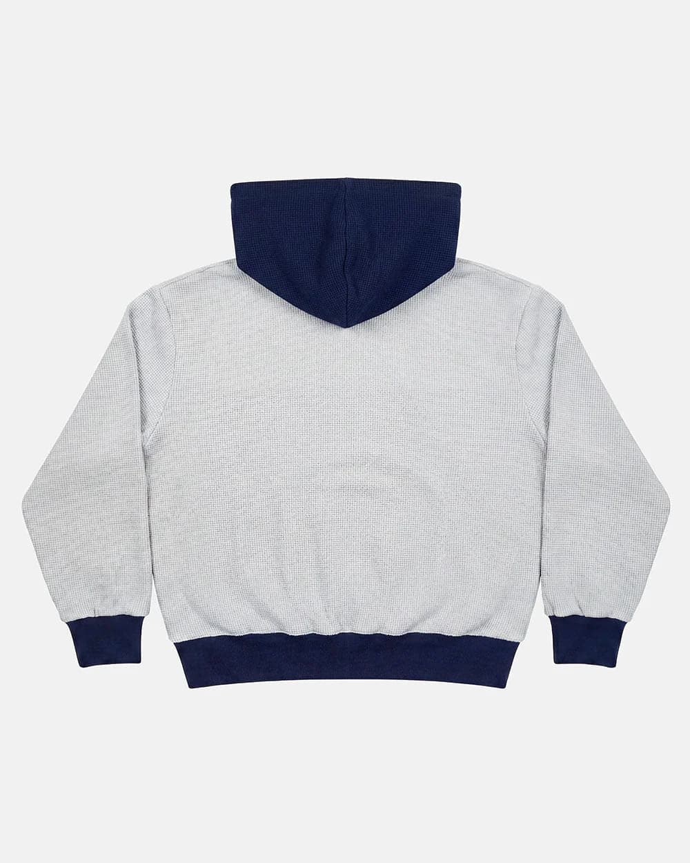 UNTRUE WAFFLE REVERSIBLE ZIP HOODIE BLUE 6
