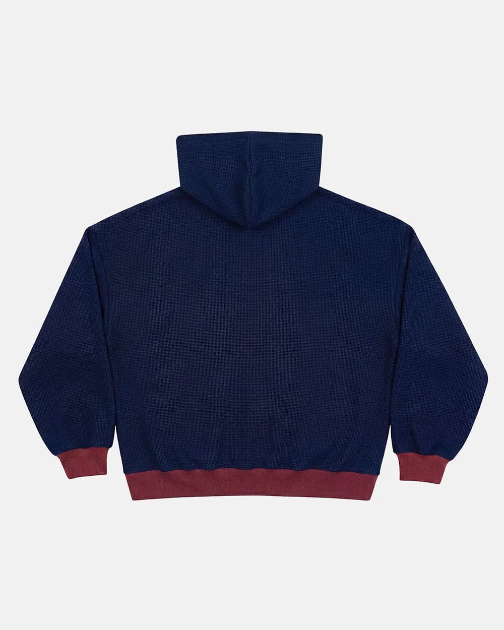 UNTRUE WAFFLE REVERSIBLE ZIP HOODIE PINK 6