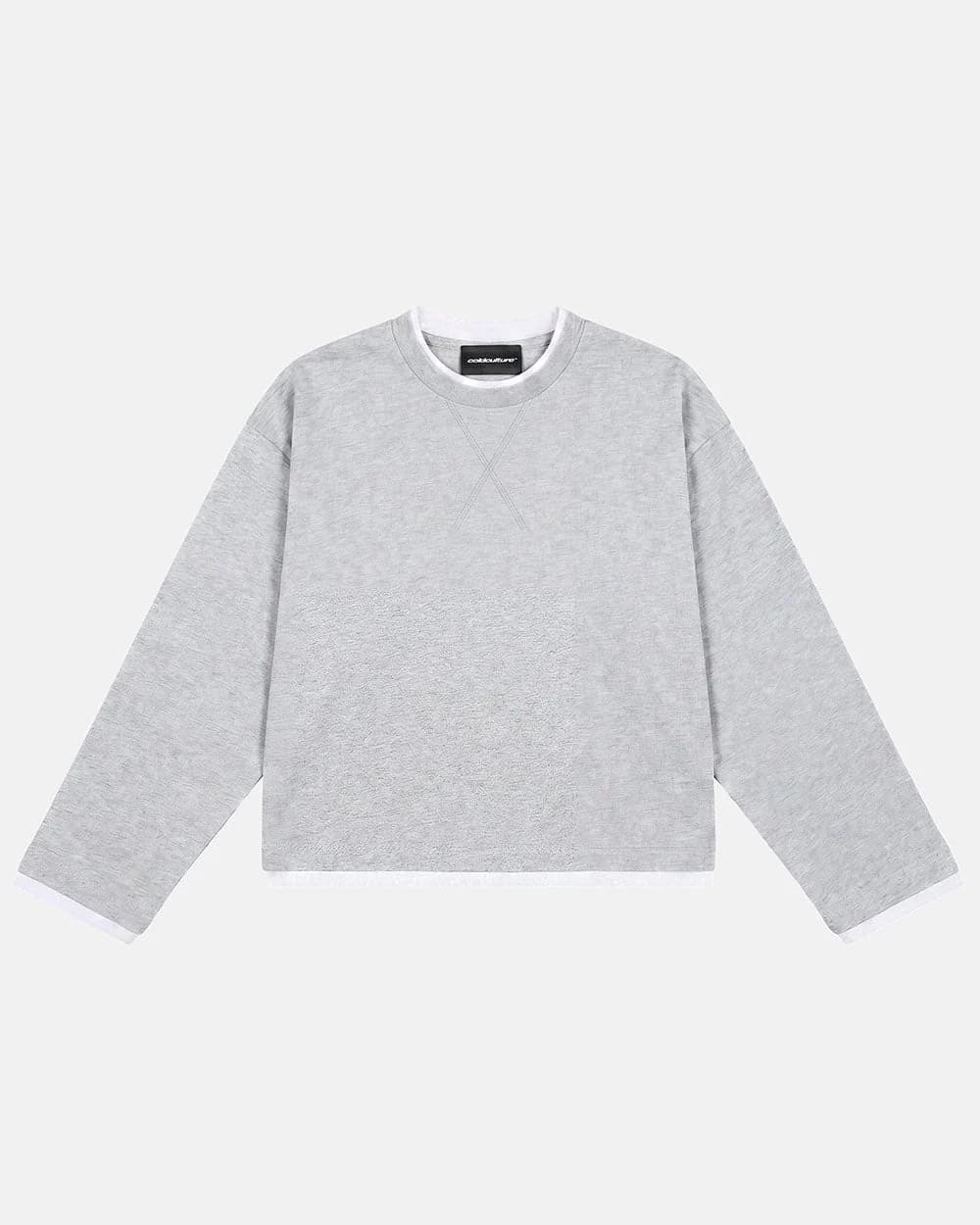 CAPUCCINO LONGSLEEVE HEATHER GREY by COLD CULTURE