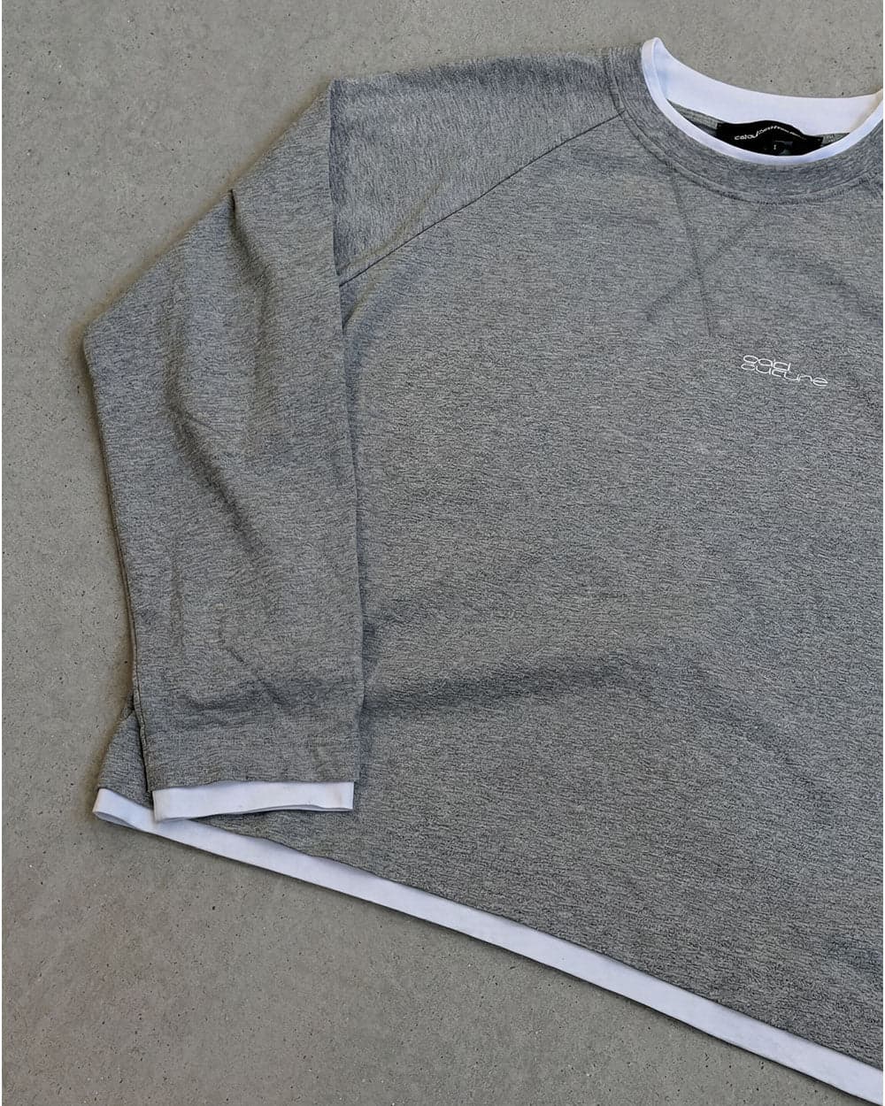 CAPUCCINO LONGSLEEVE HEATHER GREY by COLD CULTURE
