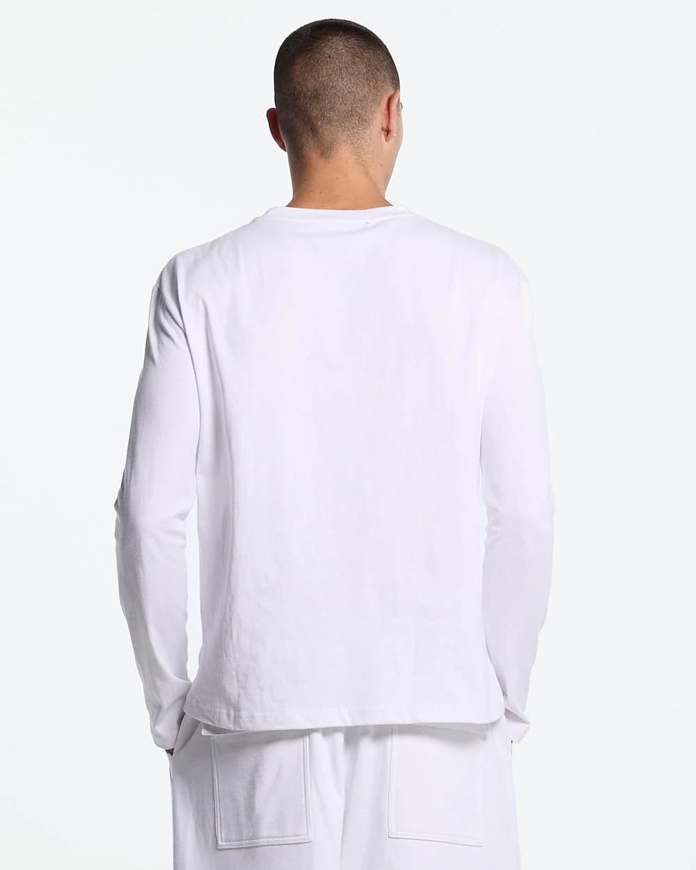 ICON LONGSLEEVE TEE WHITE 3