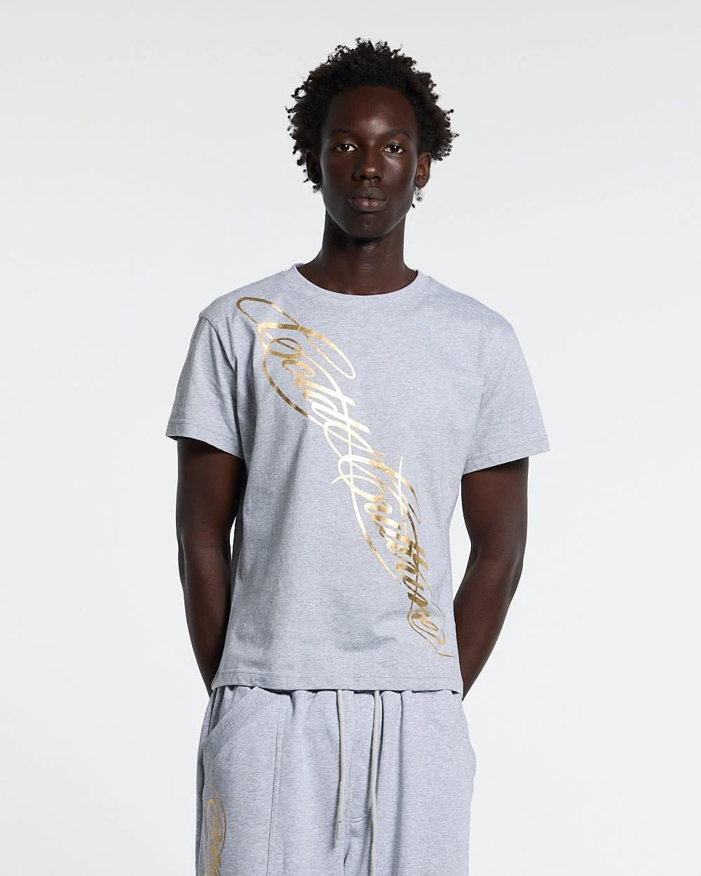 ICON TEE HEATHER GREY by COLD CULTURE