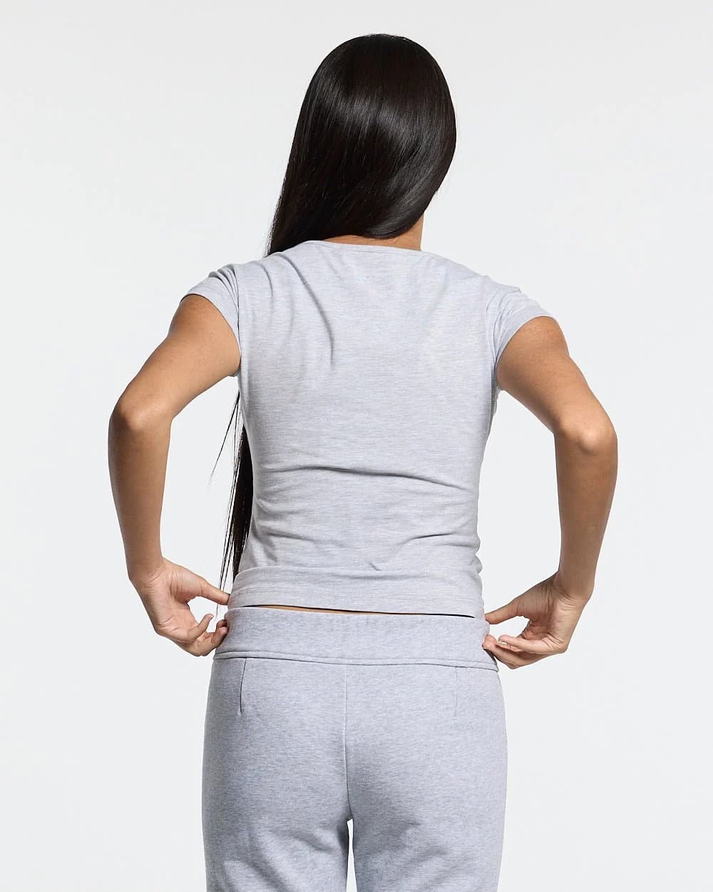 ICON BABY TEE HEATHER GREY 7