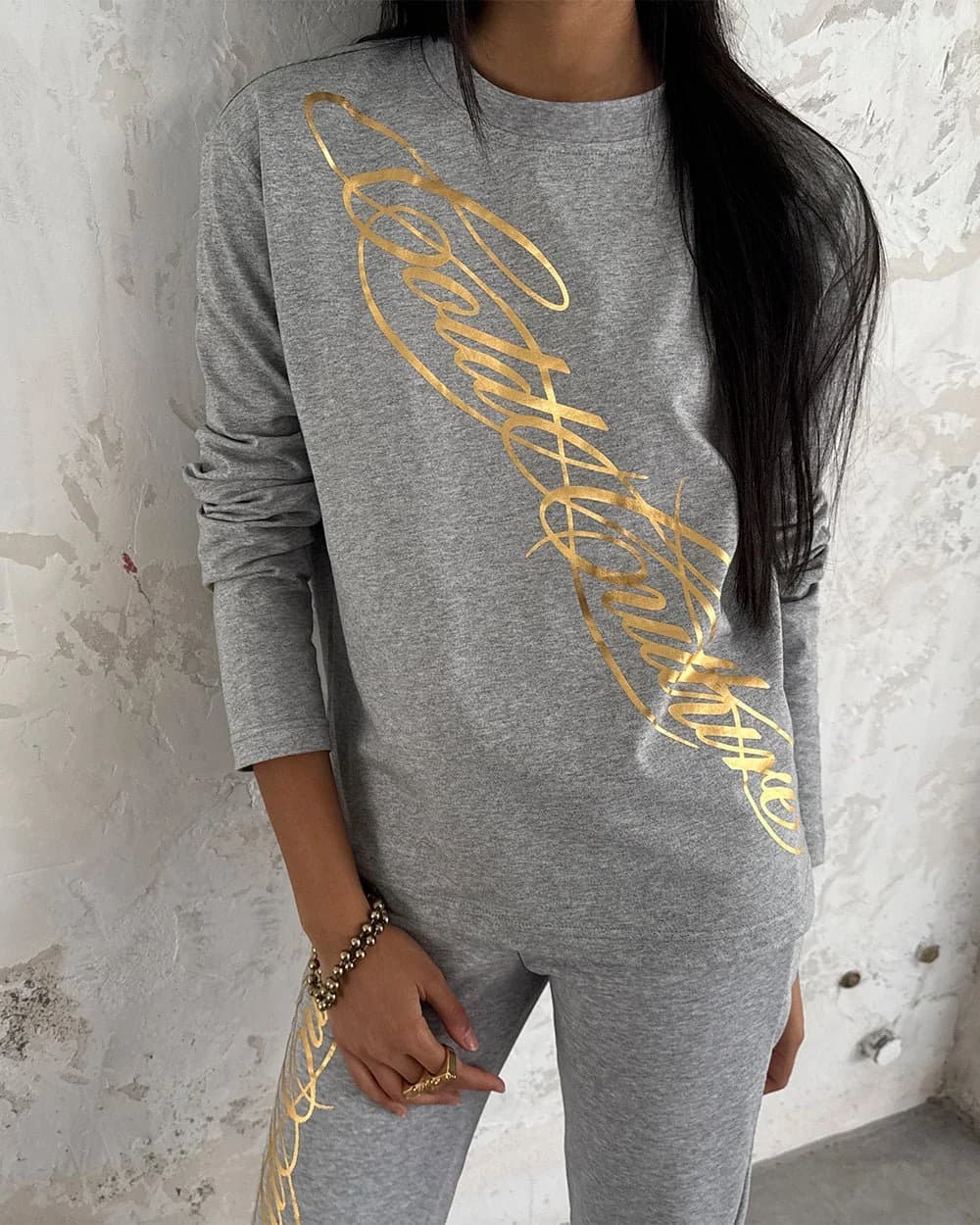 ICON LONGSLEEVE TEE HEATHER GREY 9