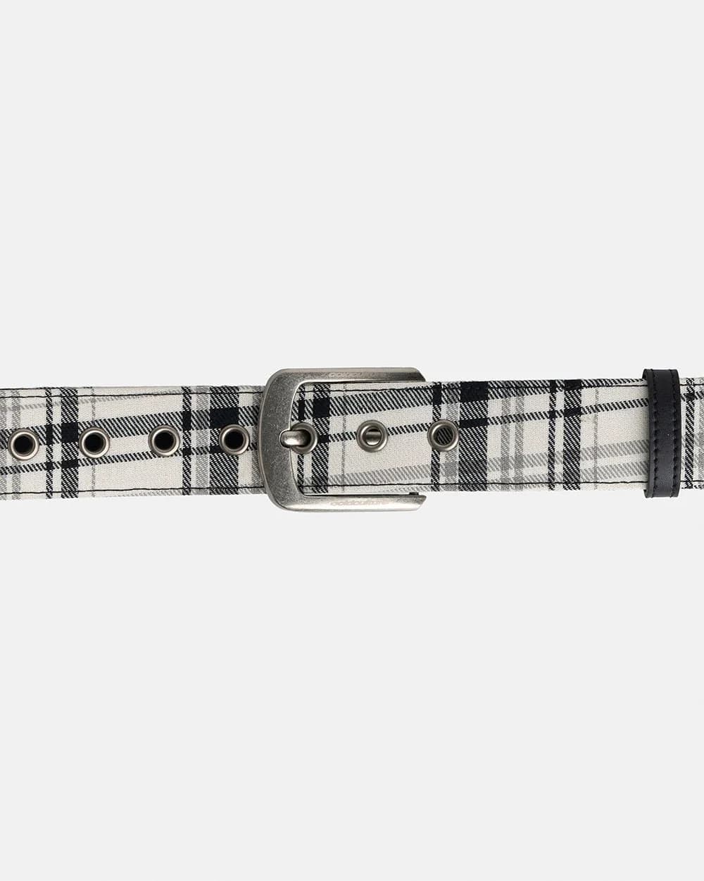 DINING CHECK BELT BLACK TARTAN 3
