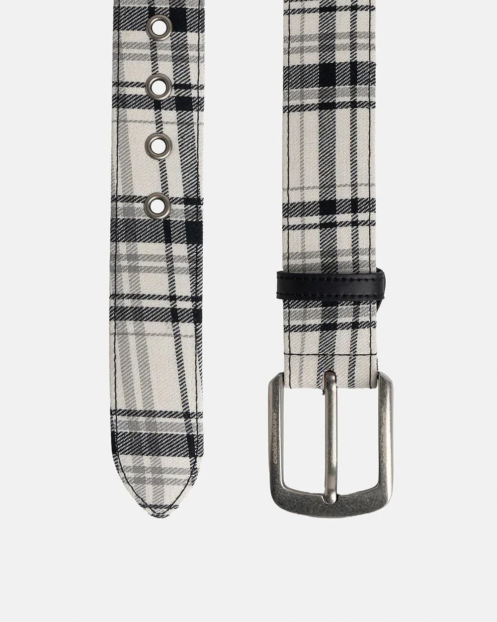 DINING CHECK BELT BLACK TARTAN 2
