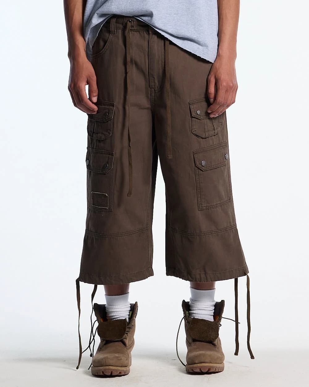DUNE CAPRI PANTS BROWN 2