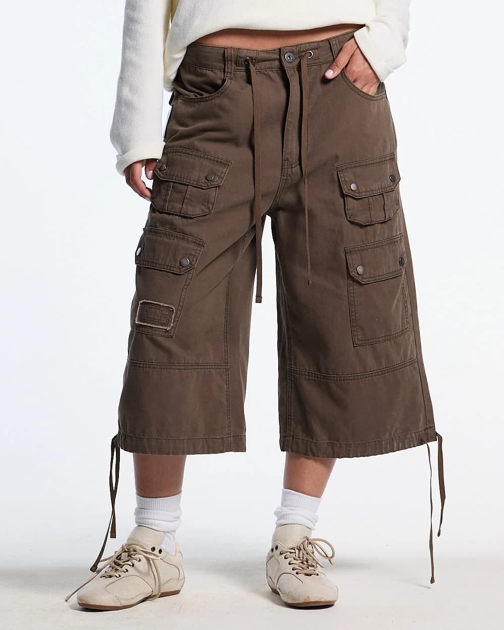 DUNE CAPRI PANTS BROWN 7