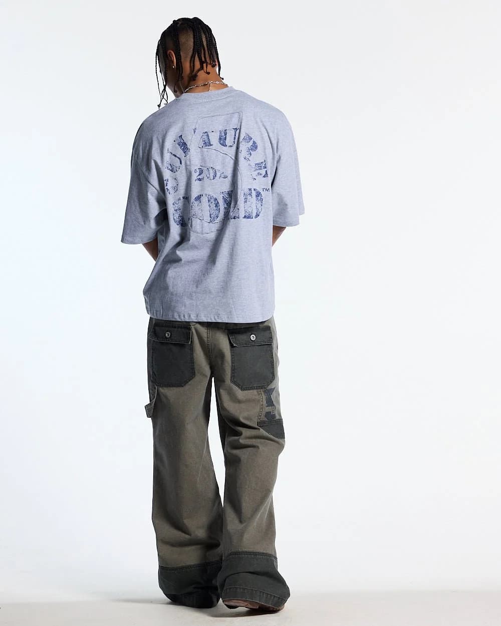 MARINE 55 TEE HEATHER GREY 6