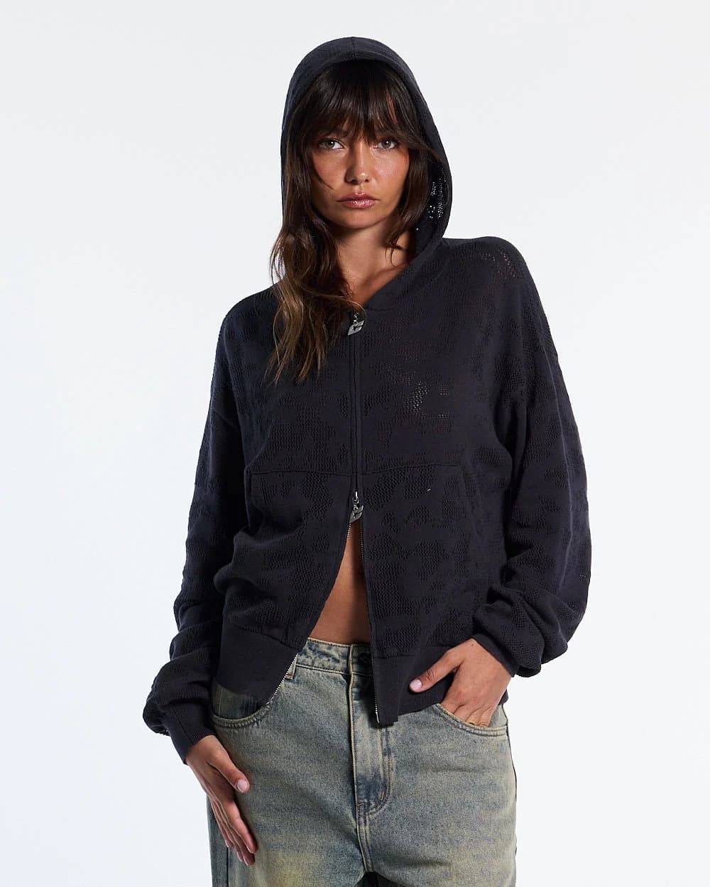 HURRACAINE ZIP KNIT BLACK 9