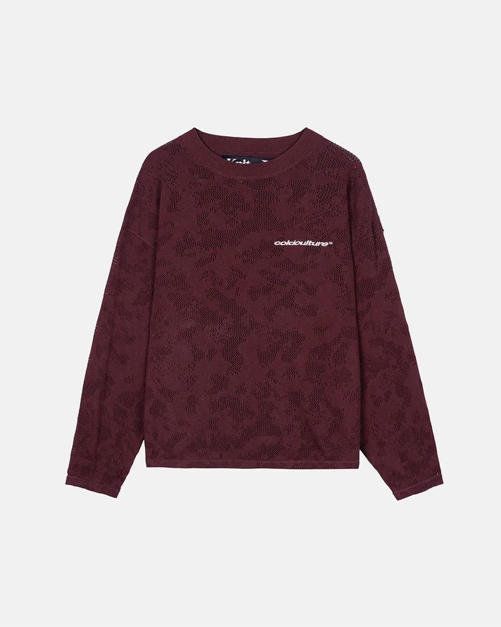 HURRACAINE LONGSLEEVE KNIT BROWN by COLD CULTURE