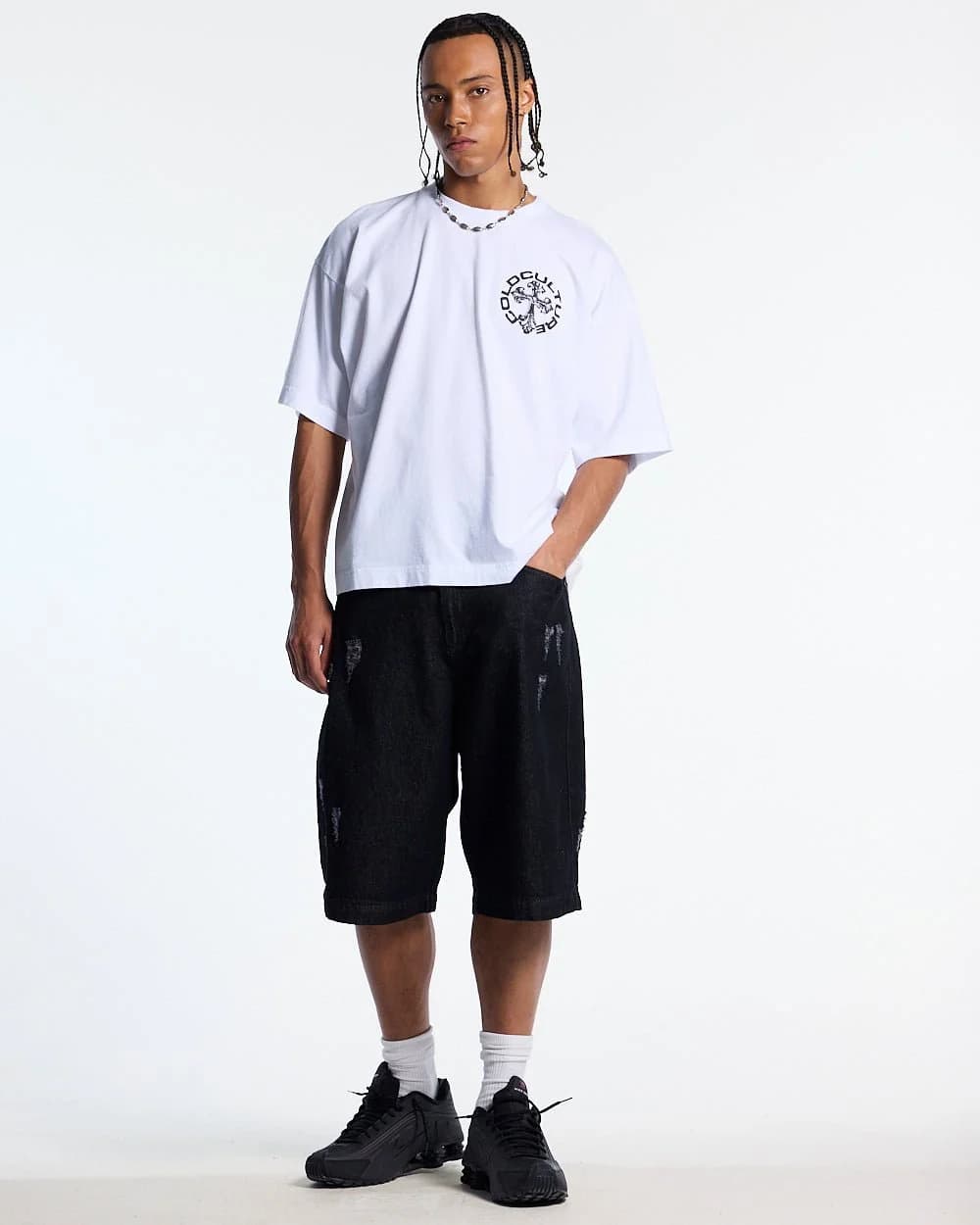DISCHARGE TEE WHITE 5