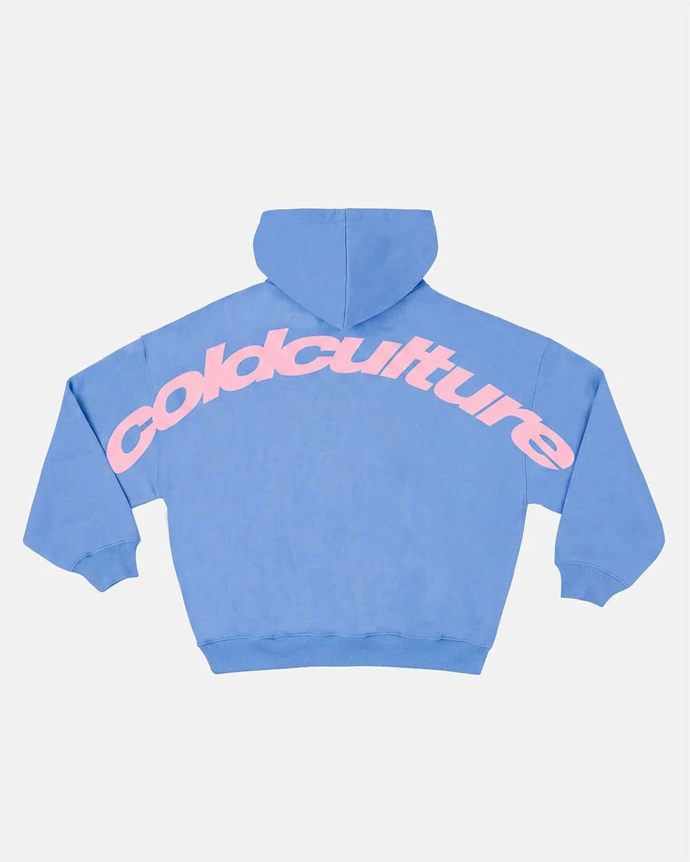 CURVED HOODIE NEW BLUE by COLD CULTURE