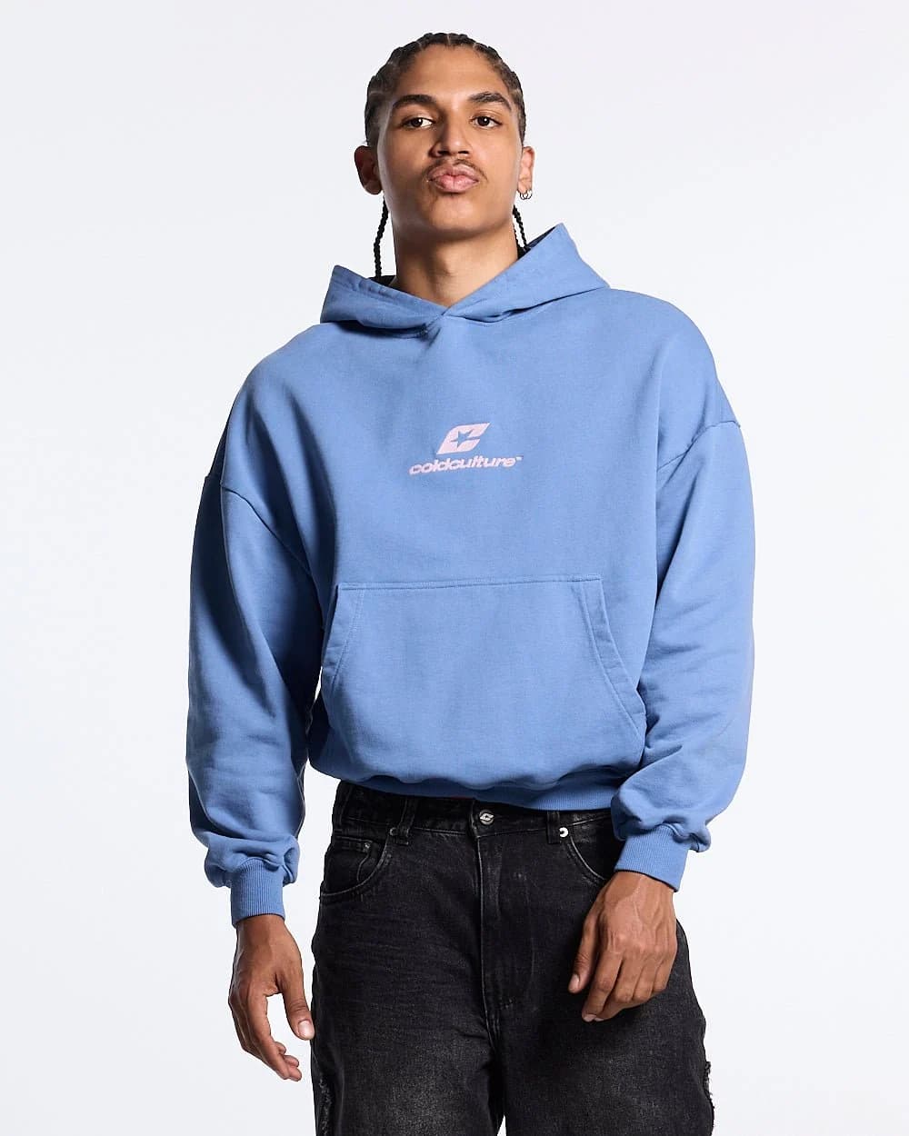 CURVED HOODIE NEW BLUE 4