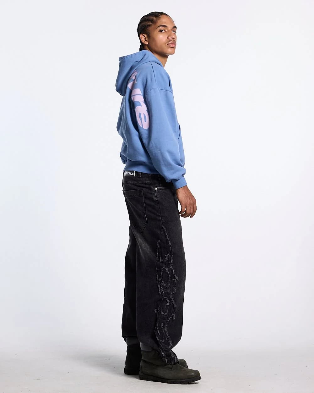CURVED HOODIE NEW BLUE 5