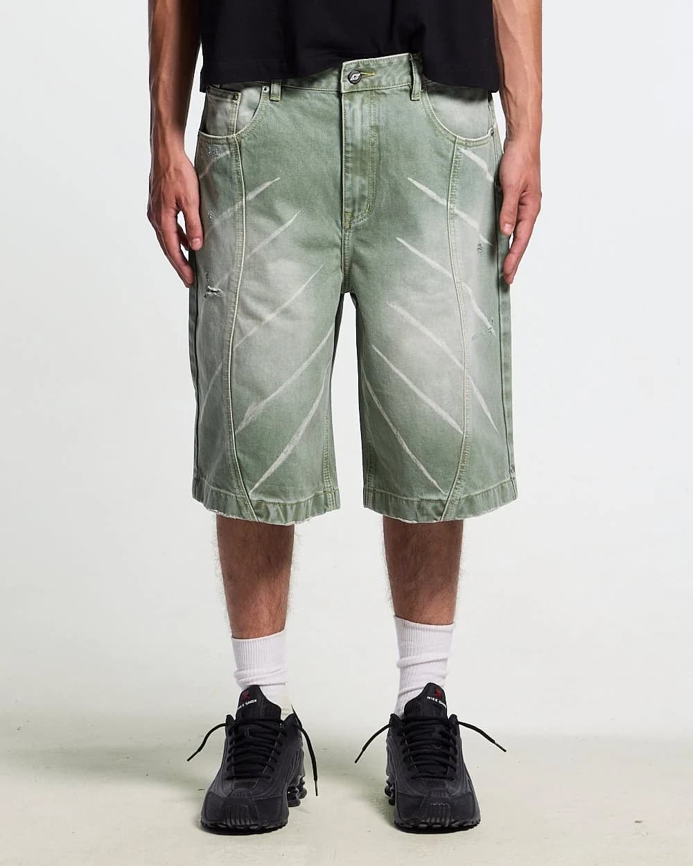 MUSIC RYTHIM SHORTS GREEN 4