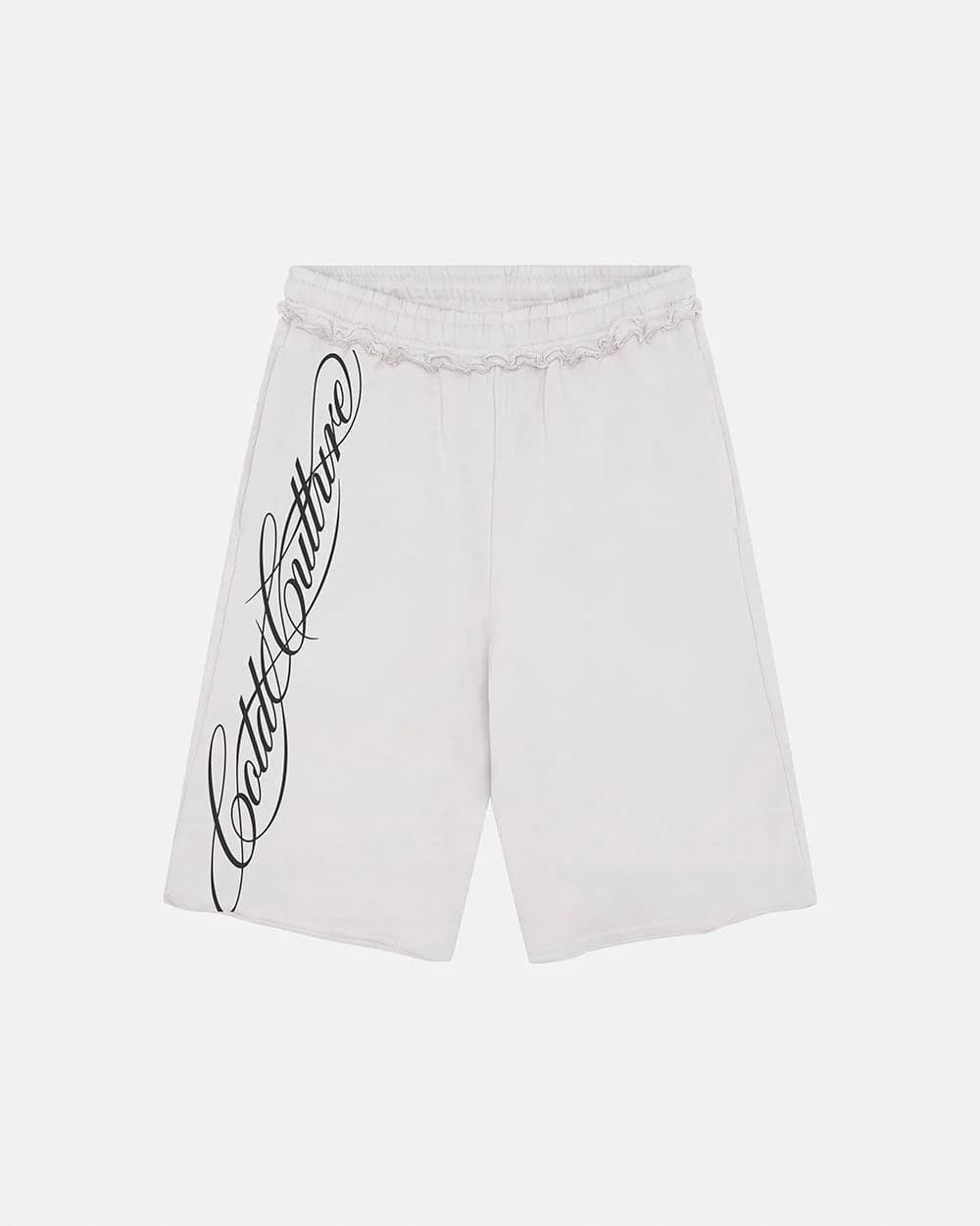 SCRIPT SHORT LIGHT GREY by COLD CULTURE