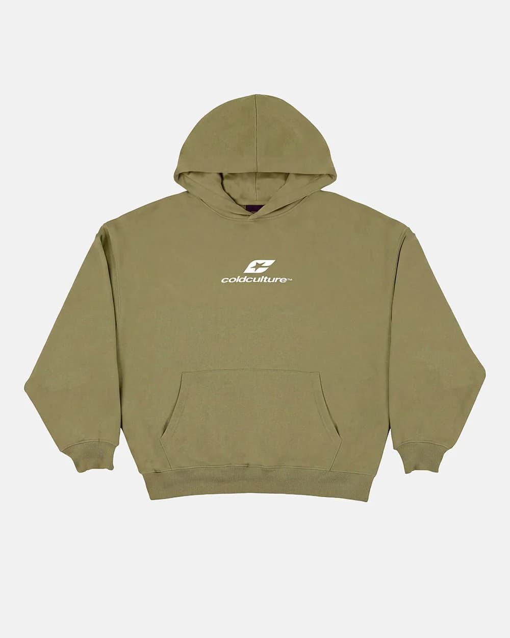 CURVED HOODIE MILITAR GREEN 2