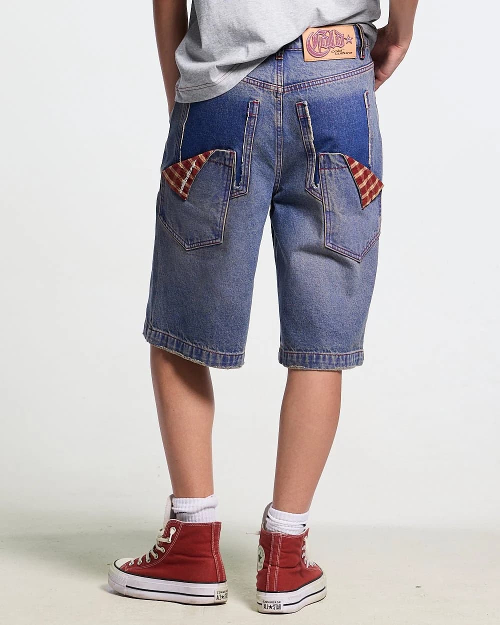 REVIVAL V2 SHORTS MEDIUM DENIM by COLD CULTURE