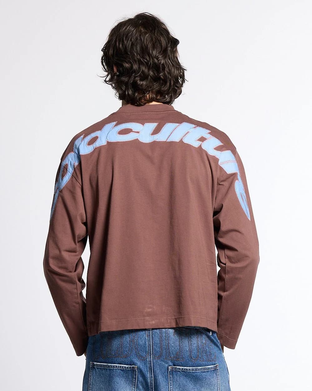 CURVED KNOTS LONGSLEEVE BROWN 2